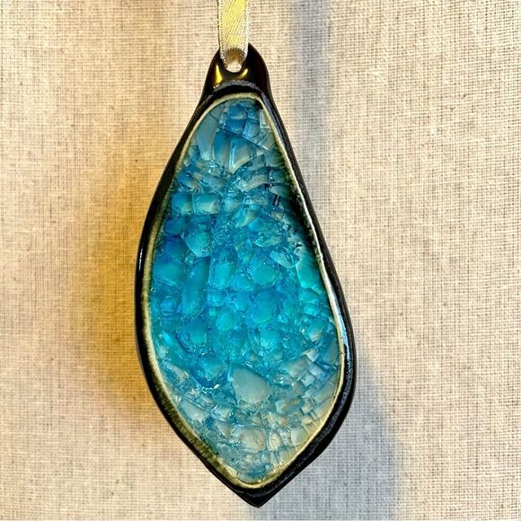 Christmas‎ Ornament Handmade Ceramic and Glass gift idea holidays decorations - Picture 1 of 5